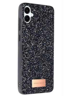 Onegif Samsung Galaxy A06 Bright Simli Kapak - Siyah