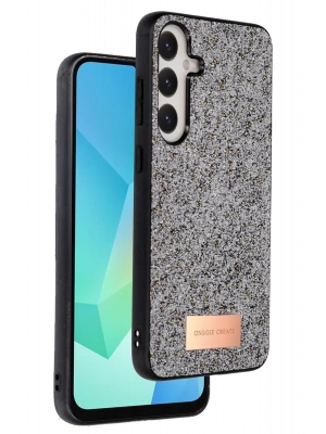 Onegif Samsung Galaxy A16 5G Bright Simli Kapak - Gümüş