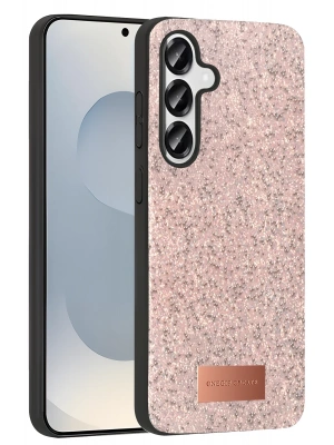 Onegif Samsung Galaxy S25 Plus Bright Simli Kapak - Pembe