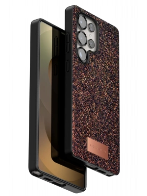 Onegif Samsung Galaxy S25 Ultra Bright Simli Kapak - Derin Mor