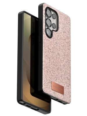 Onegif Samsung Galaxy S25 Ultra Bright Simli Kapak - Pembe