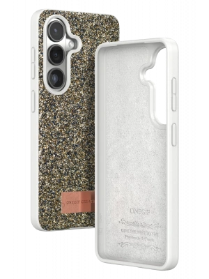 Onegif Samsung Galaxy S26 Bright Simli Kapak - Gold