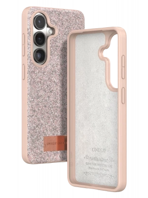 Onegif Samsung Galaxy S26 Bright Simli Kapak - Pembe