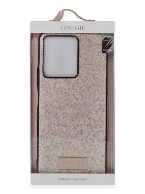 Onegif Xiaomi Redmi 13C Bright Simli Kapak - Gold