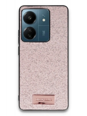 Onegif Xiaomi Redmi 13C Bright Simli Kapak - Pembe