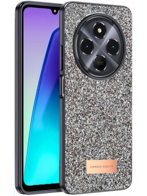 Onegif Xiaomi Redmi 14C Bright Simli Kapak - Gold