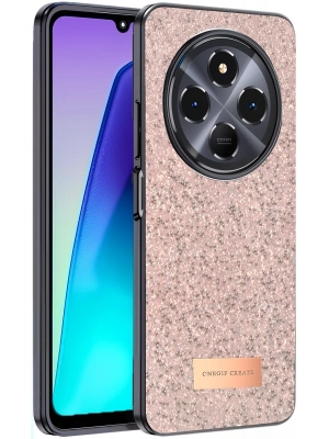 Onegif Xiaomi Redmi 14C Bright Simli Kapak - Pembe