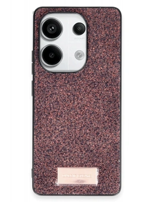 Onegif Xiaomi Redmi Note 13 Pro 4G Bright Simli Kapak - Derin Mor