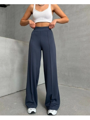 önü çımalı pantolon füme