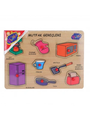 ONY-168-169 Ahşap Tutmalı Mutfak Gereçleri - Oyuncak