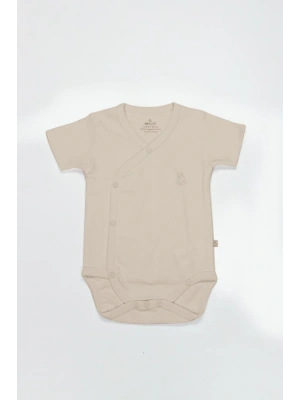 Organik Natural Basic Style Kruvaze Yarım Kol Body BS17101 Bej