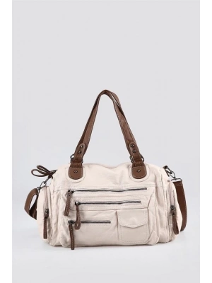 Orten Bej Cilt Omuz Çantası