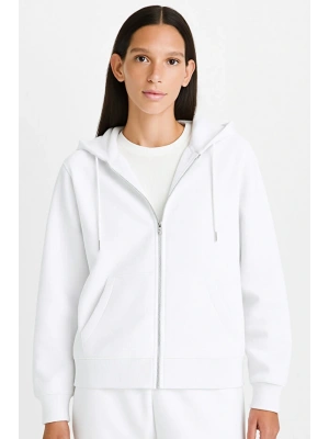 Oversize Geniş Kalıp Kapüşonlu Fermuarlı Sweatshirt