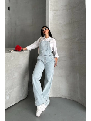 Pantolon kar yıkama salopet mavi d2514