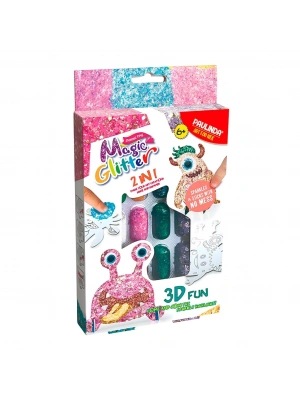 Paulinda Magic Glitter 2n1 3D Fun Hobi Set S00095583