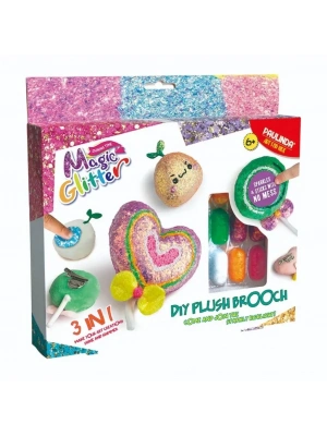 Paulinda Magic Glitter 3n1 DIY Plush Brooch Hobi Set S01095600