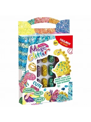 Paulinda Magic Glitter Cute Dino Hobi Set 12x5 ml S00095579