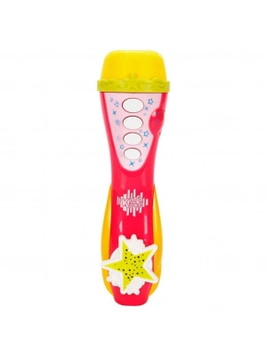 Pembe Karaoke Mikrofonu
