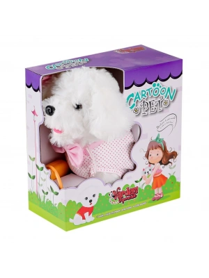 PFT-B025 Yürüyen Tasmalı Peluş Köpek