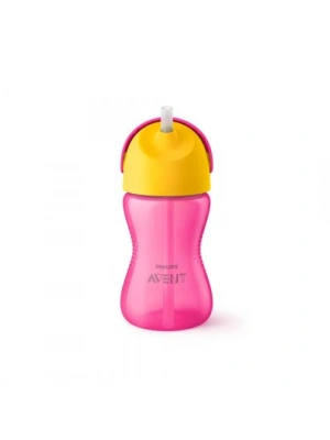 Pipetli Bardak 300 ml Kız
