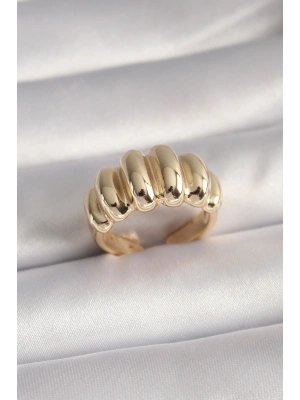 Pirinç Gold Renk Kadın Yüzük