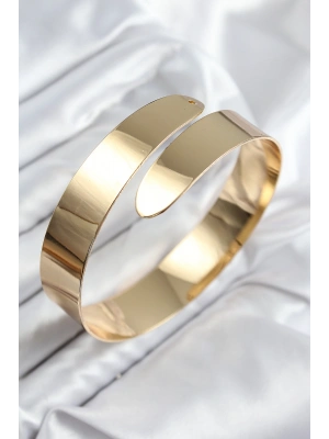 Pirinç Sarmal Model Gold Renk Pazu Bileklik