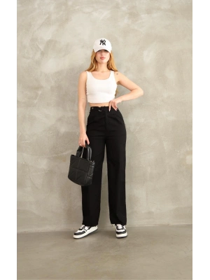 Pnt gabardin kemer detay pantolon