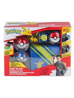 POK PKW3649 Pokemon Clip N Go Bandolier Büyük Set