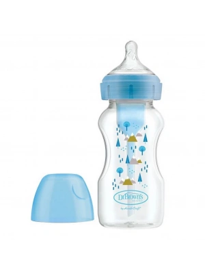 PP Geniş Ağız Options Biberon 270 ml Mavi