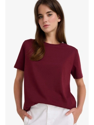 Regular Fit Bisiklet Yaka Basic Düz Premium Kısa Kollu Tişört