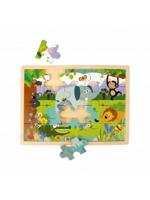 S01002909 PUZZLE ANMALS 5 PCS 2 AST
