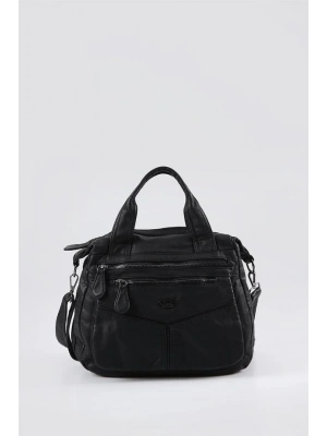 Sevva Siyah Cilt Omuz Çantası