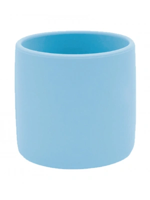 Silikon Mini Bardak Mineral Blue