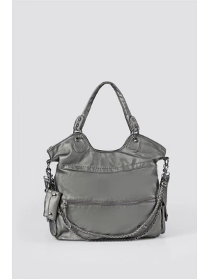 Silla Gri Cilt Omuz Çantası