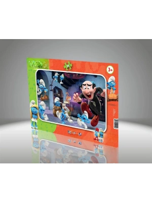 SMURF FRAME PUZZLE 24 PARÇA