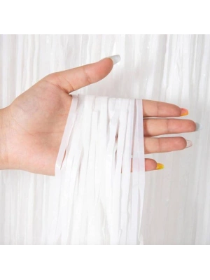 Soft Beyaz Renk Duvar ve Kapı Perdesi İthal 100x200 cm