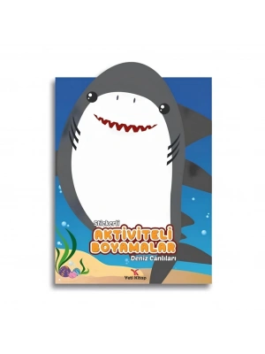 Stickerli Aktivite ve Boyamalar Deniz Canlıları