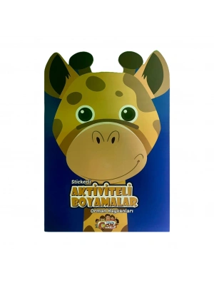 Stickerlı Aktivite ve Boyamalar Orman Hayvanları