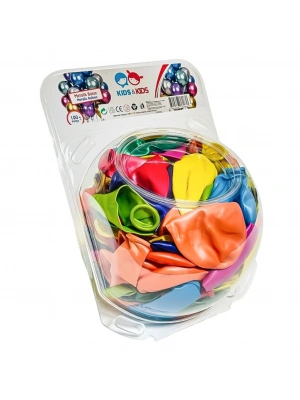 STR-117 Metalik Karışık Renk 100lü Balon