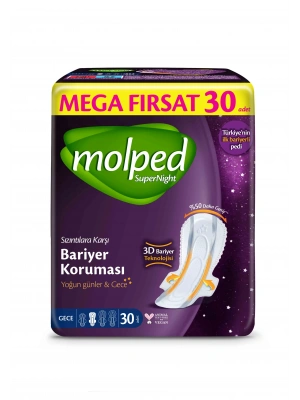 SüperNight Gece Mega Ped 30 Adet