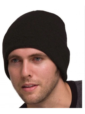 Tam Kalıp Kışlık Triko Bere - Siyah