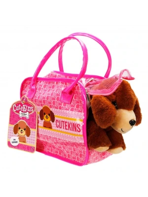 Taşıma Çantalı Peluş Köpek