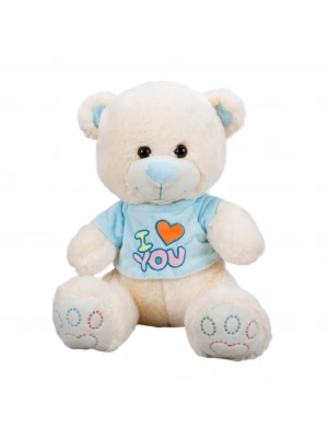 Tişörtlü Peluş Ayı 40 cm.