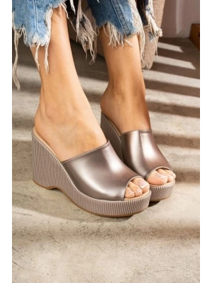 Tlay Platin Cilt Dolgu Topuk Terlik