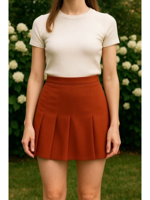 Üç pileli etek kremit w24815