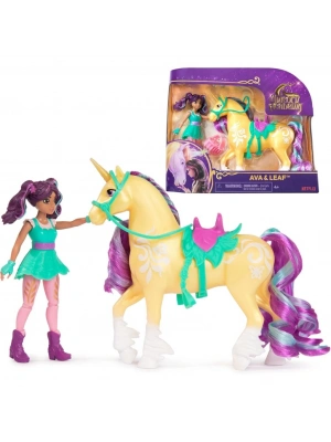 Unicorn Academy AVA ve Tek Boynuzlu At Leaf seti 12 cm