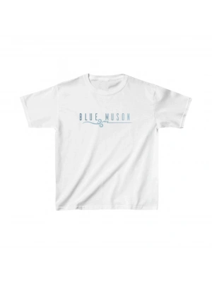 Unisex Çocuk Baskılı T-Shirt - Beyaz