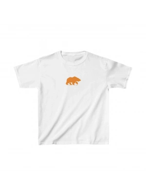 Unisex Çocuk Baskılı T-Shirt - Beyaz