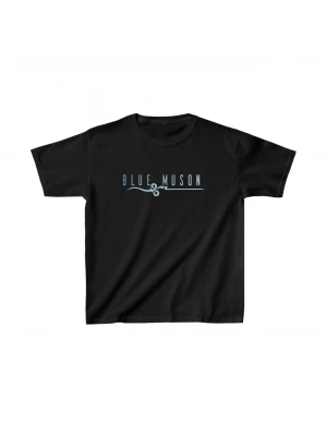 Unisex Çocuk Baskılı T-Shirt - Siyah