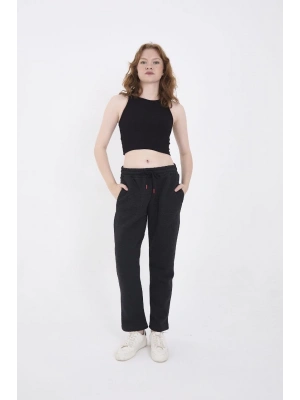 Unisex Üç İplik Basic Eşofman Pantolon - Antrasit